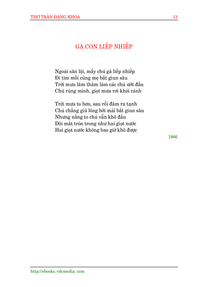 image for page Tuyển Tập Thơ Trần Đăng Khoa