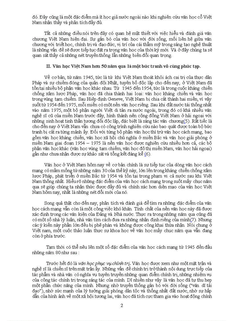 image for page Văn học VN những năm đầu đổi mới