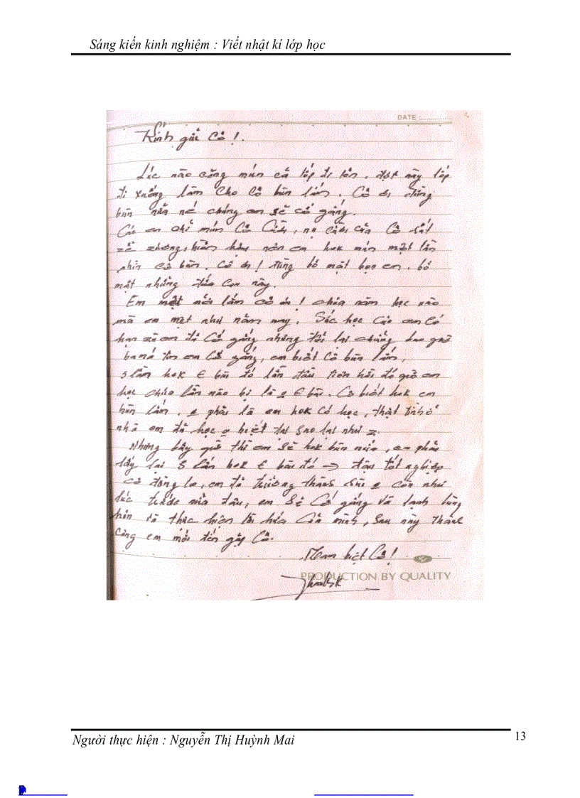 image for page Viết nhật ký lớp học