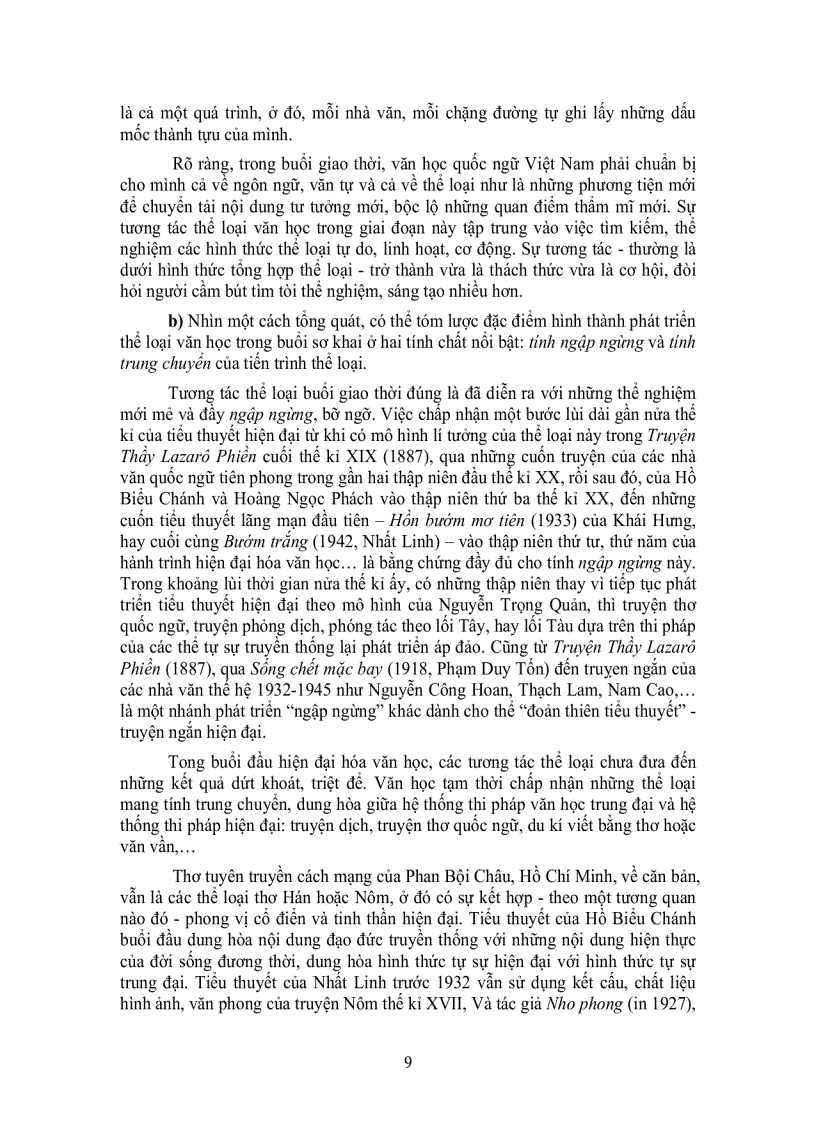 image for page V NCKH Lượt đồ Văn học Quốc ngữ Việt Nam Quá trình hình thành và tương tác thể loại