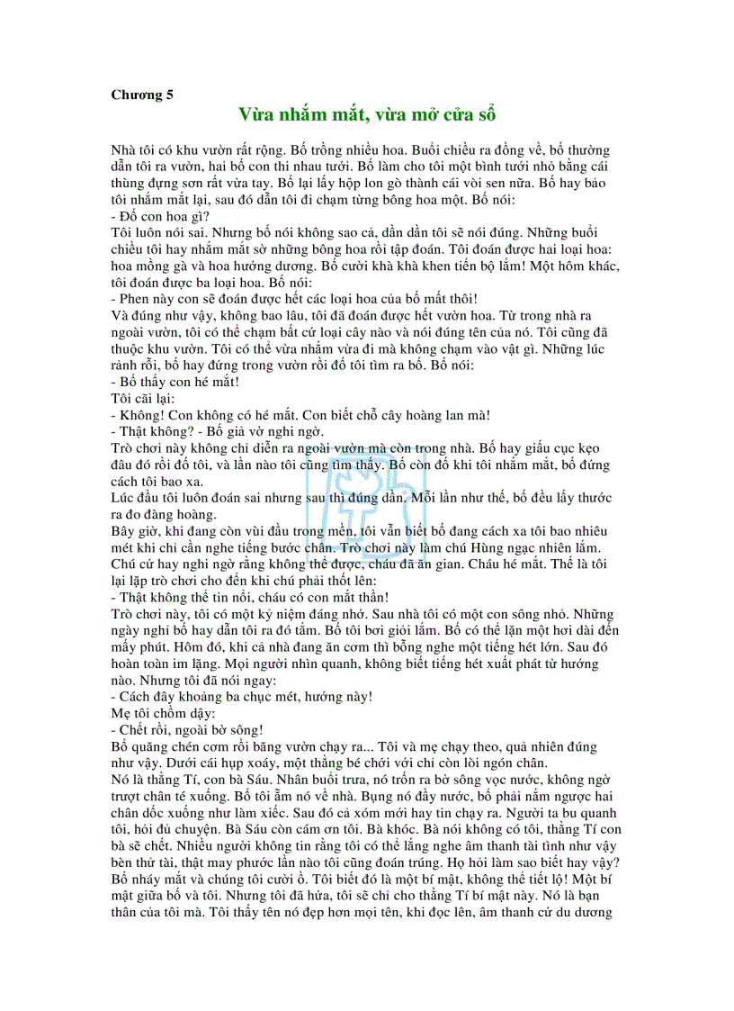 image for page Vừa nhắm mắt vừa mở cửa sổ