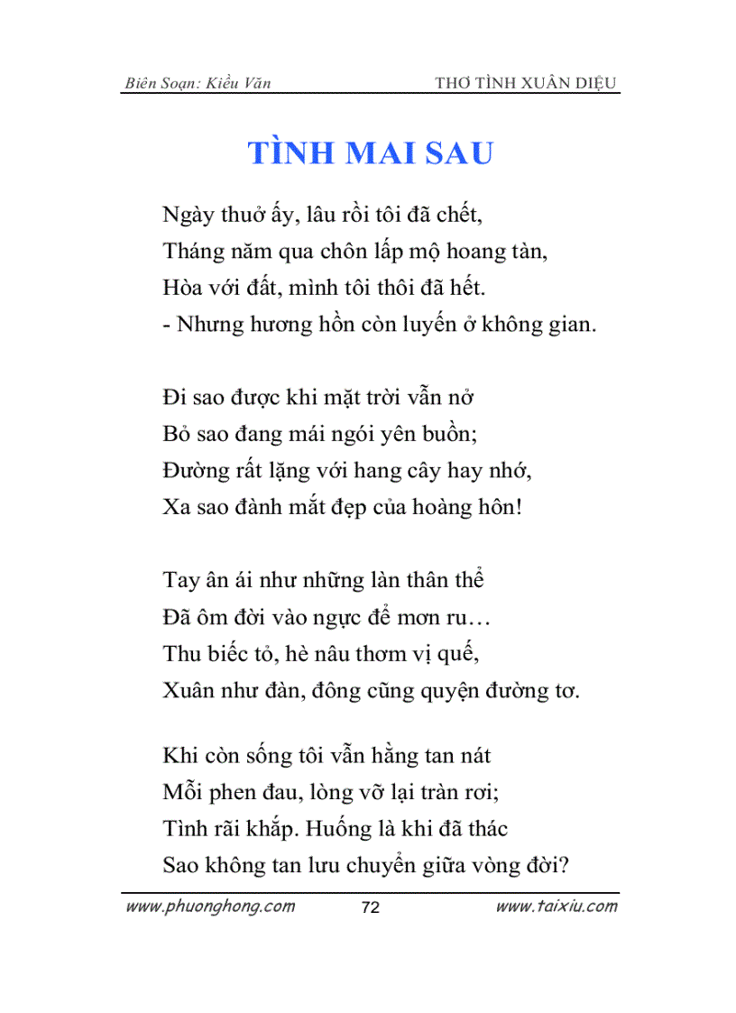 image for page Xuân Diệu Tuyển tập thơ tình 4