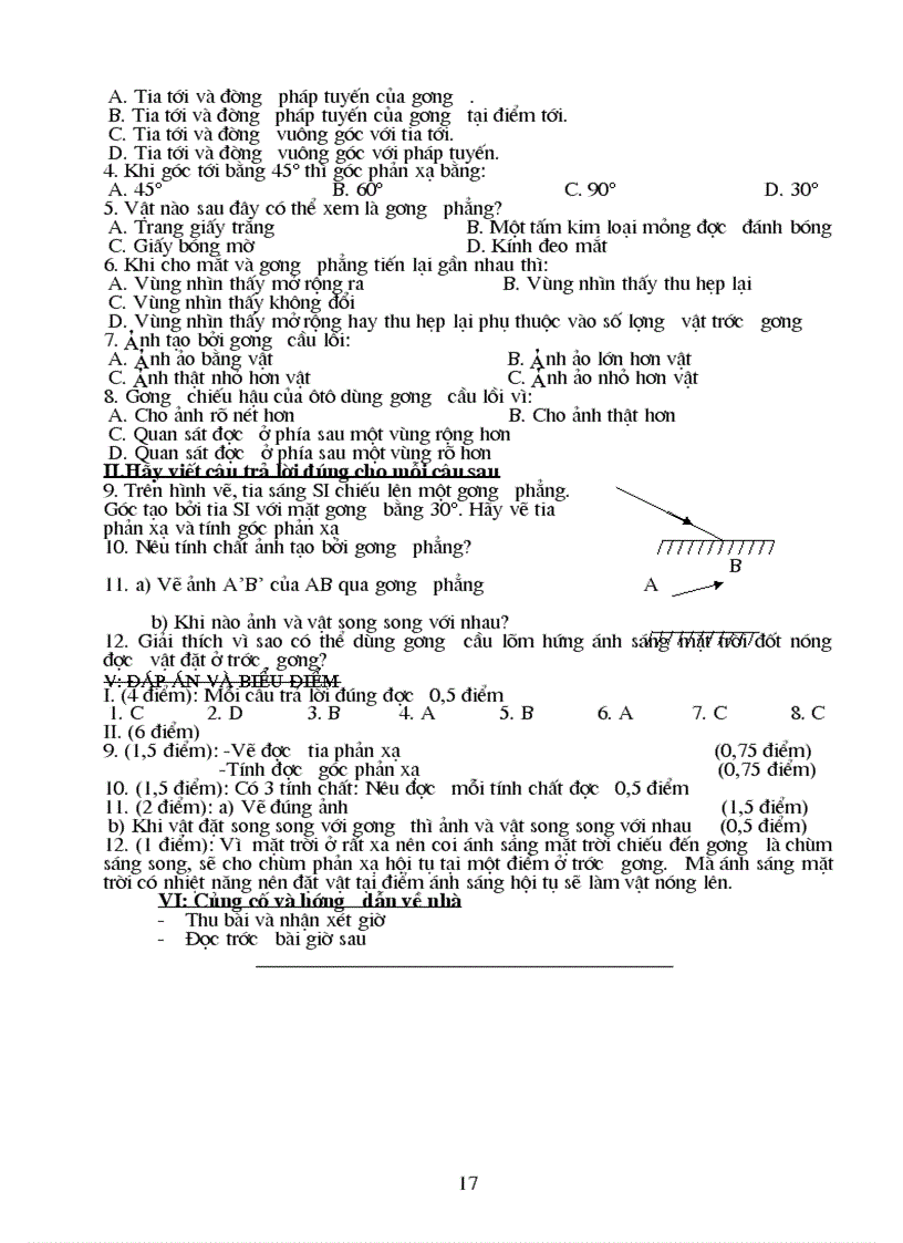 image for page Bài 18 kiểm tra học kì 1