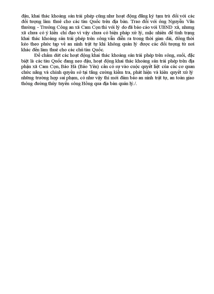 image for page Bài dự thi luật khoáng sản