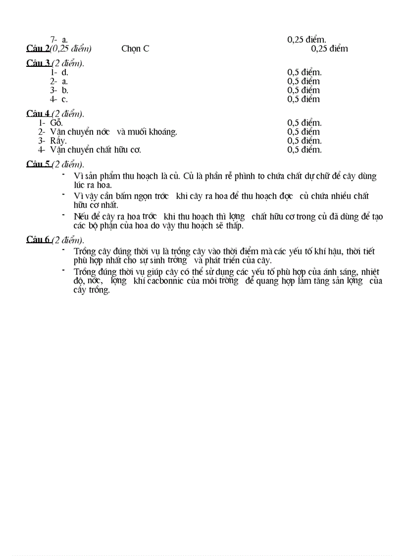 image for page Đề kt ky i sinh học 6 08 09 có đáp án
