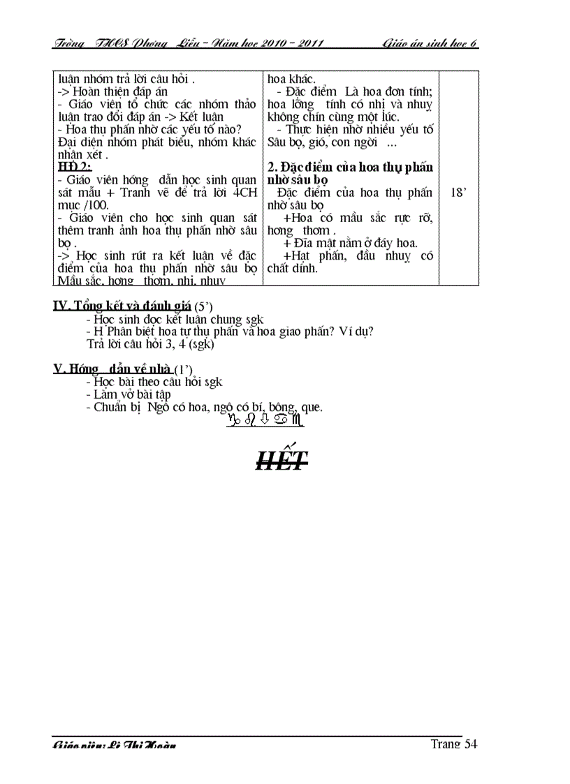 image for page GA Sinh 6 HKI 3 cột