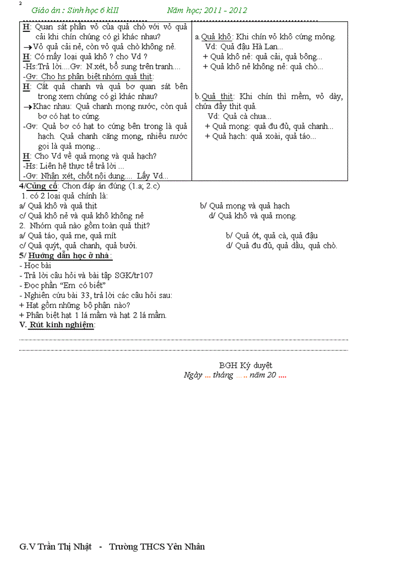 image for page G A sinh 6 k2 theo PPCT nam 2011 2012