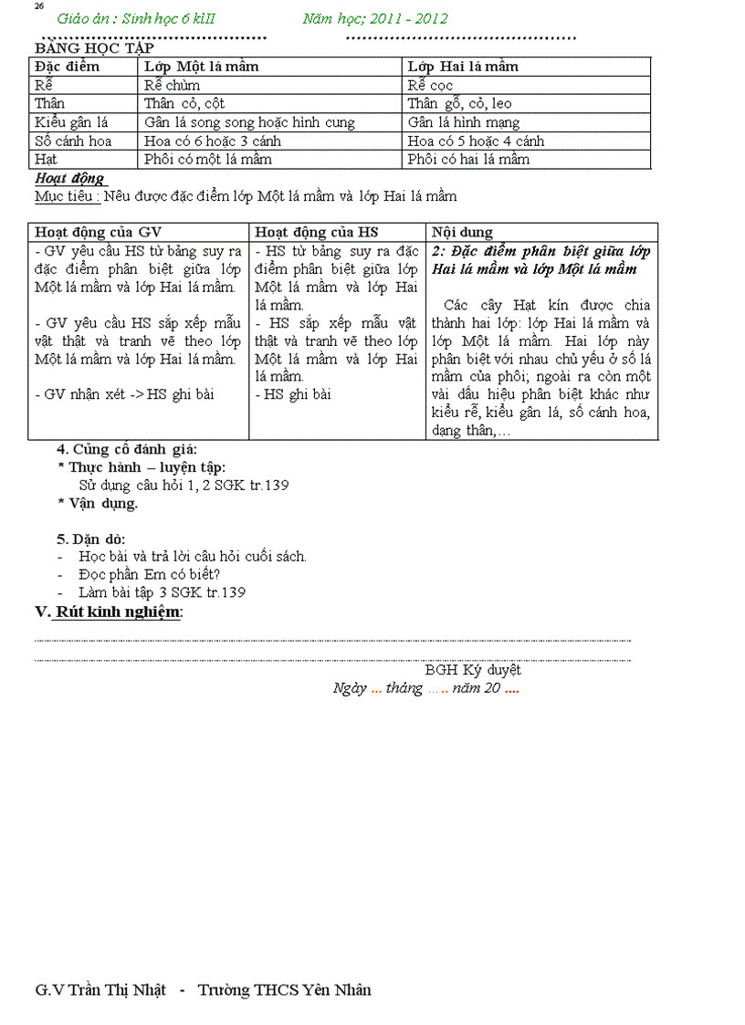 image for page G A sinh 6 k2 theo PPCT nam 2011 2012