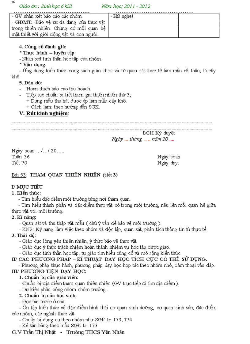 image for page G A sinh 6 k2 theo PPCT nam 2011 2012