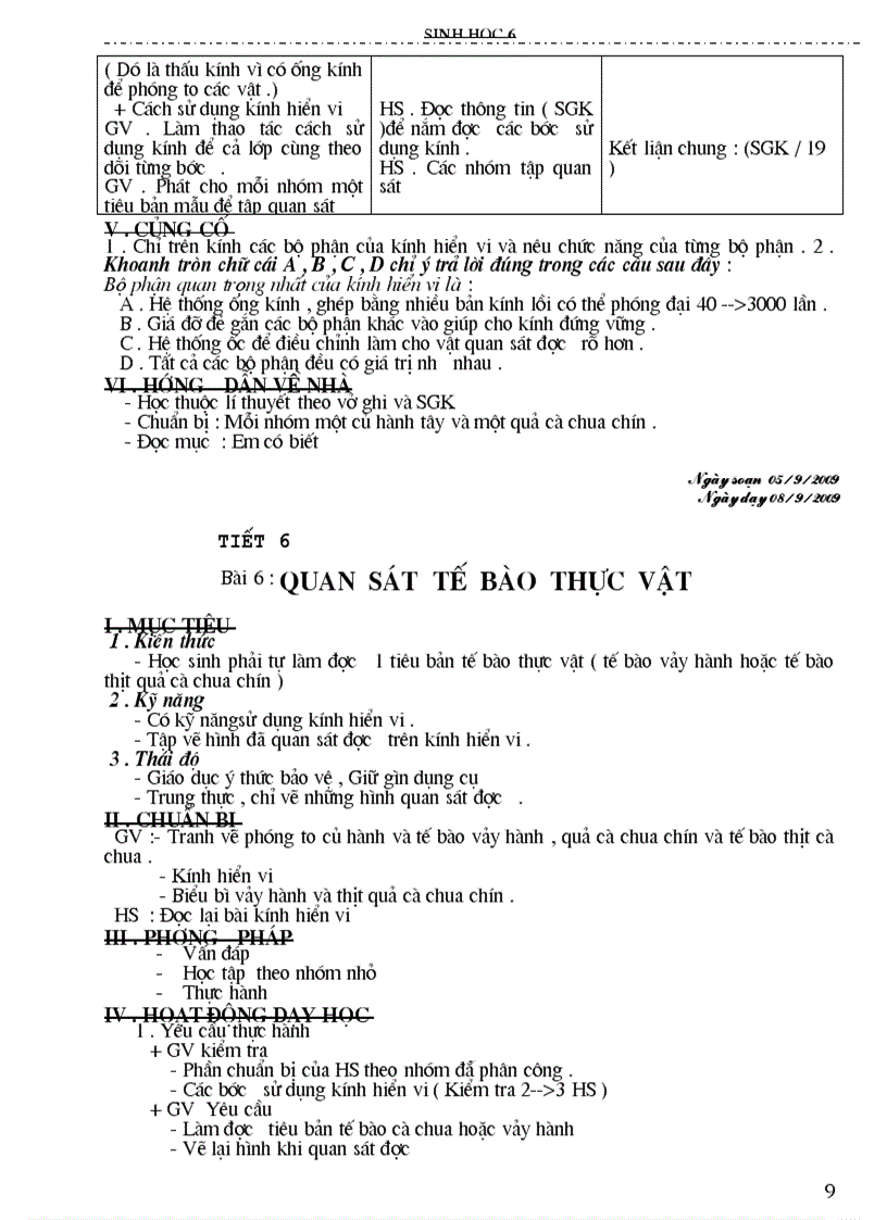 image for page GA Sinh 6 7 8 9 trọn bộ 3 cột