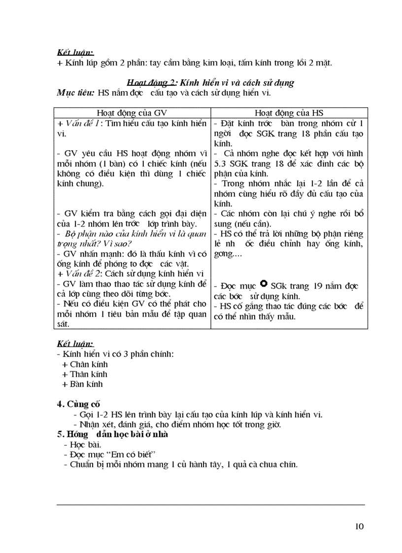 image for page GA Sinh học 6 CN chi tiết 2009