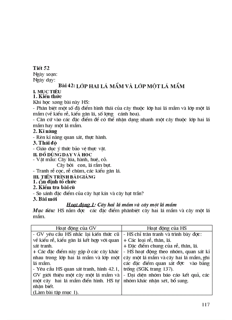 image for page GA Sinh học 6 CN chi tiết 2009