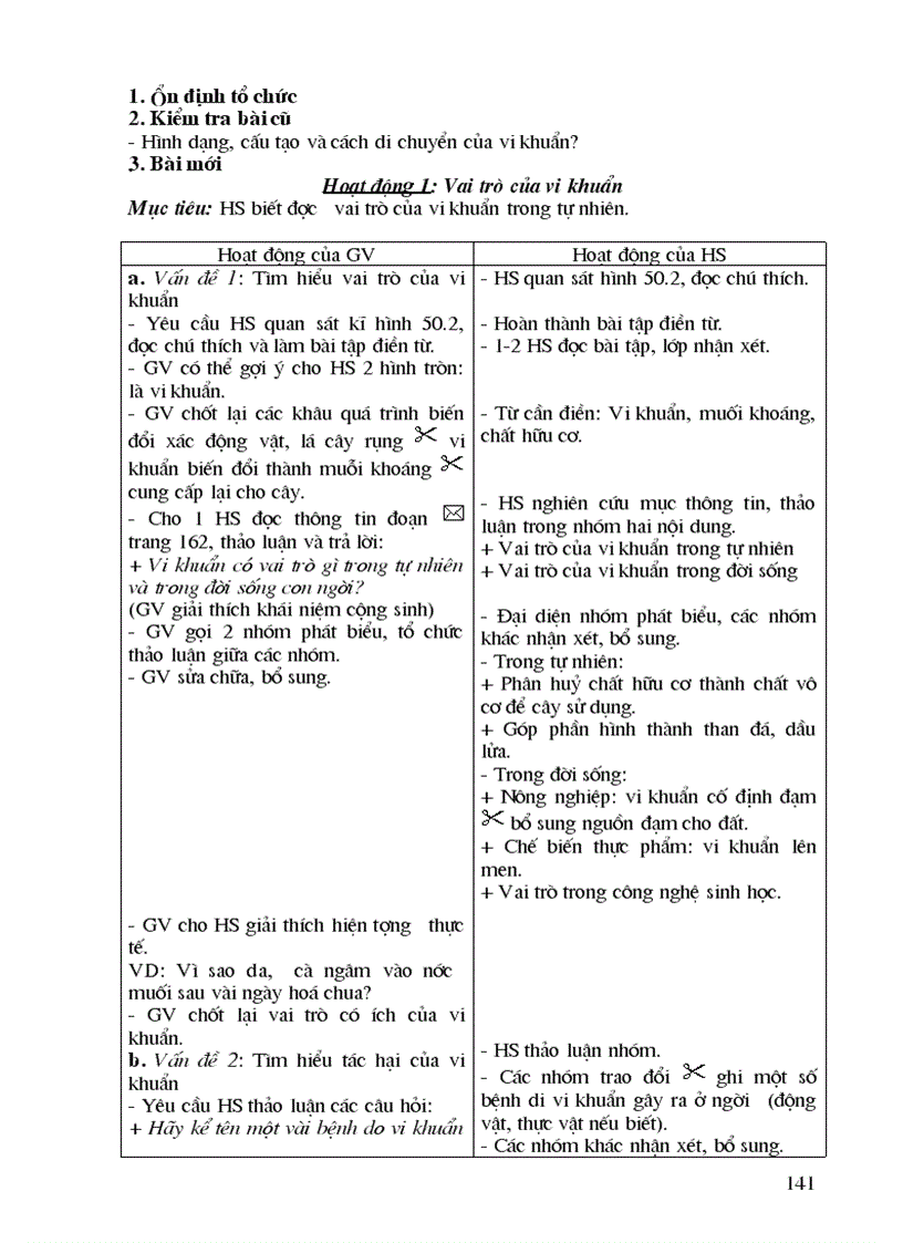 image for page GA Sinh học 6 CN chi tiết 2009