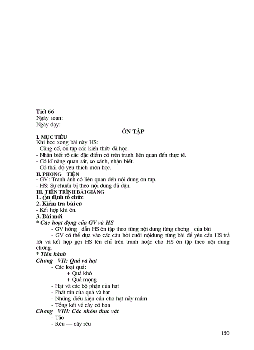 image for page GA Sinh học 6 CN chi tiết 2009