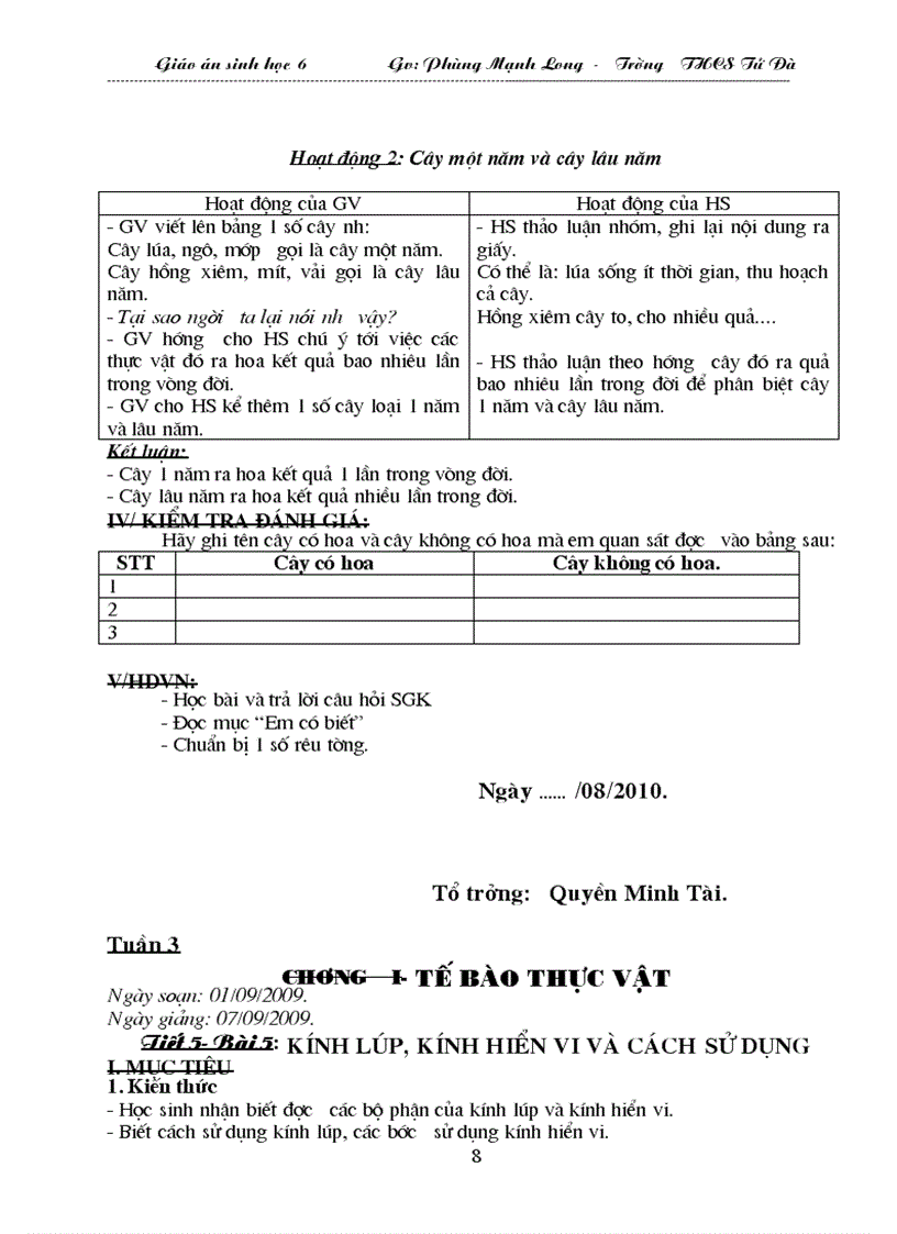 image for page Ga Sinh học 6 Soạn theo TKBG