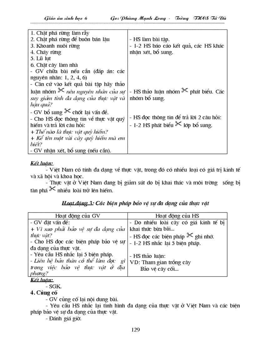 image for page Ga Sinh học 6 Soạn theo TKBG