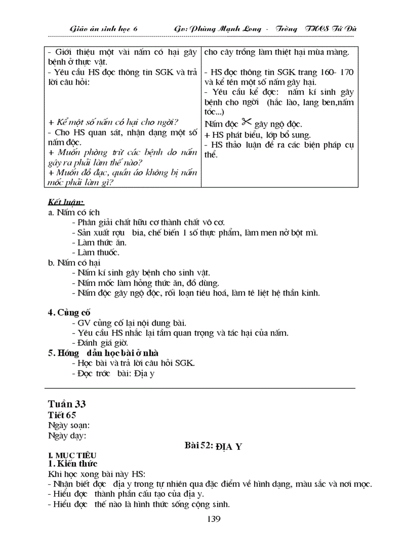 image for page Ga Sinh học 6 Soạn theo TKBG