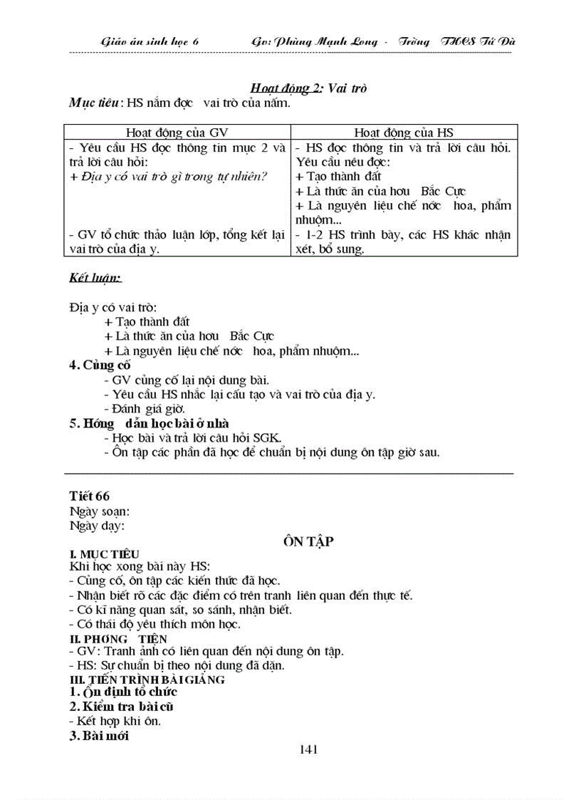 image for page Ga Sinh học 6 Soạn theo TKBG