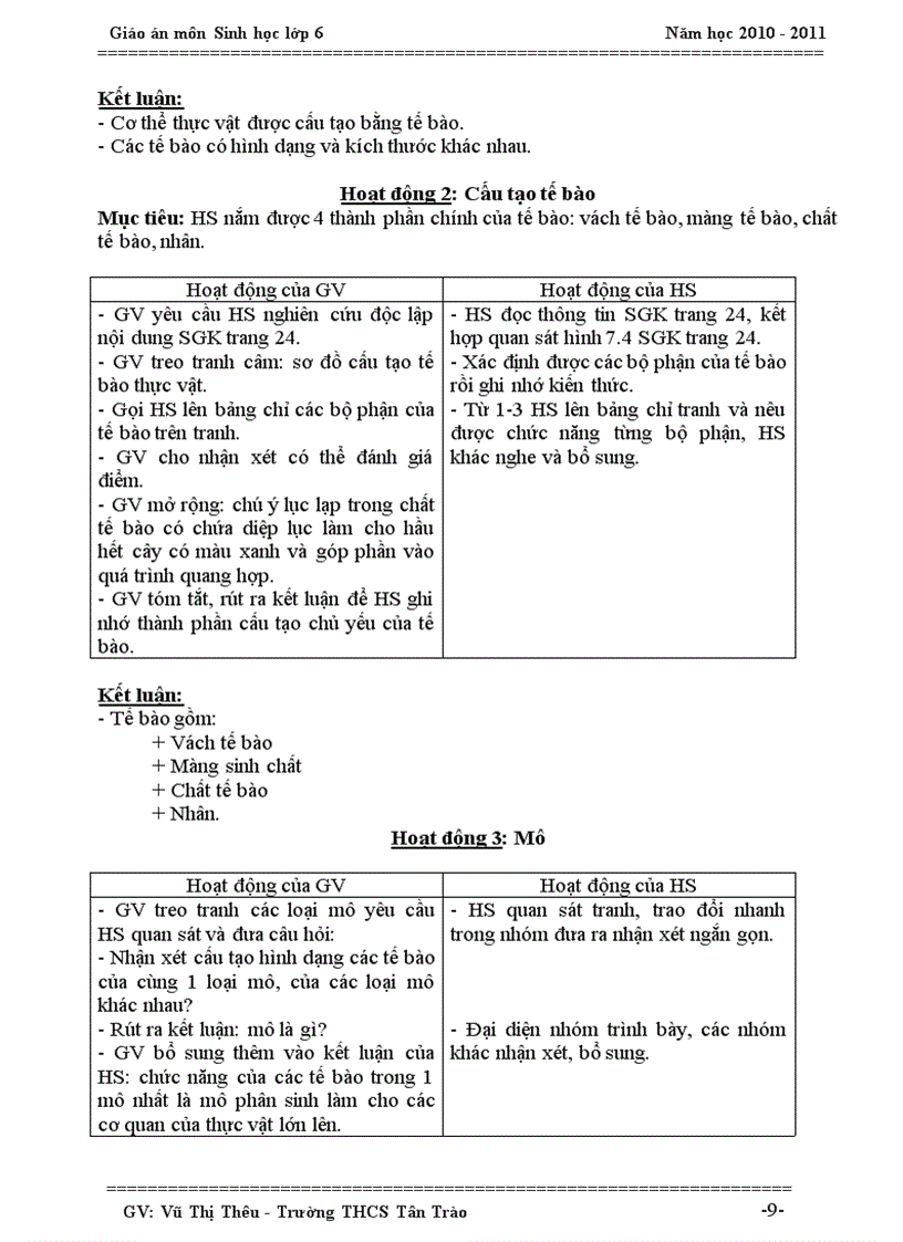 image for page GA SINHHOC 6 KY I 2010 2011 theo chuan kien thuc moi doc