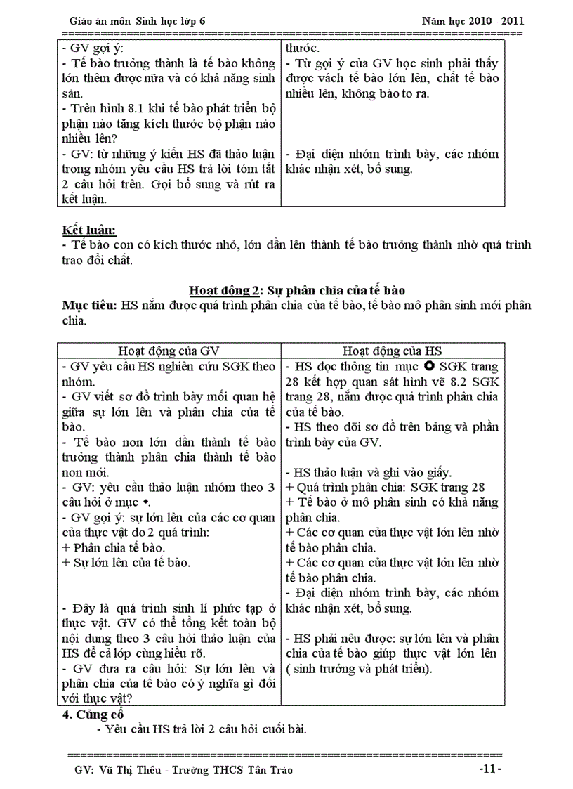 image for page GA SINHHOC 6 KY I 2010 2011 theo chuan kien thuc moi doc