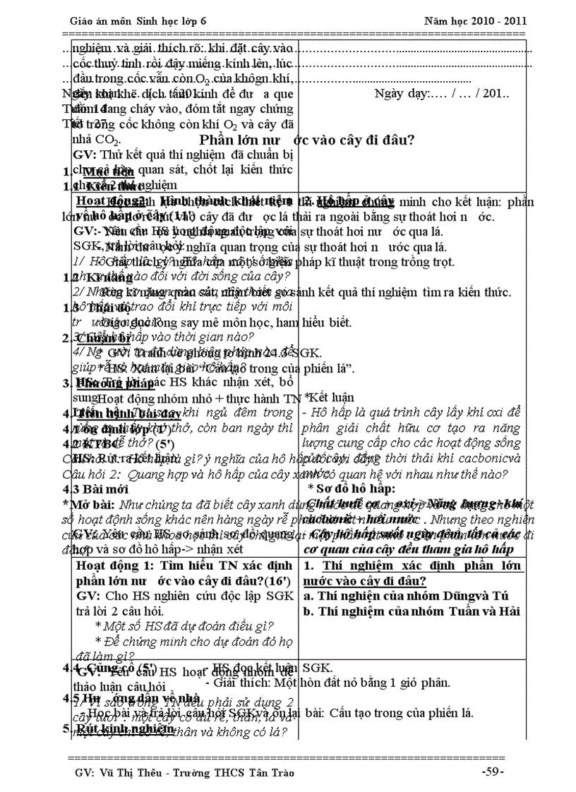 image for page GA SINHHOC 6 KY I 2010 2011 theo chuan kien thuc moi doc