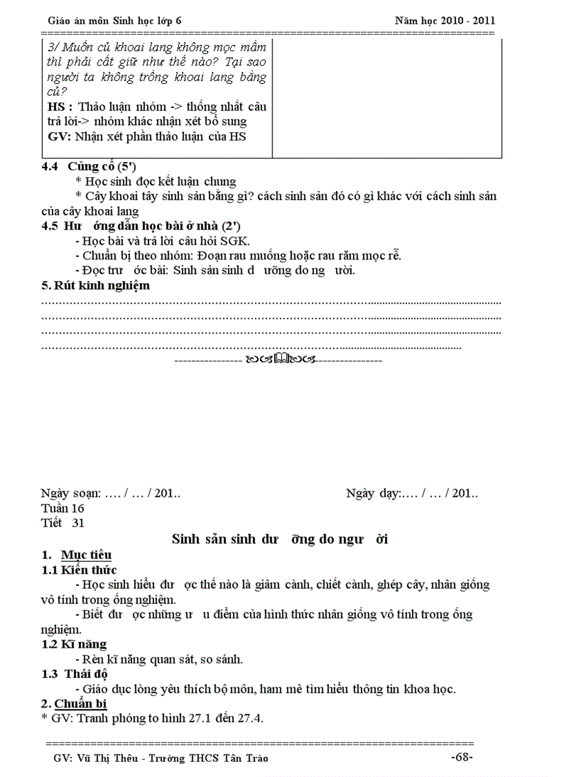 image for page GA SINHHOC 6 KY I 2010 2011 theo chuan kien thuc moi doc