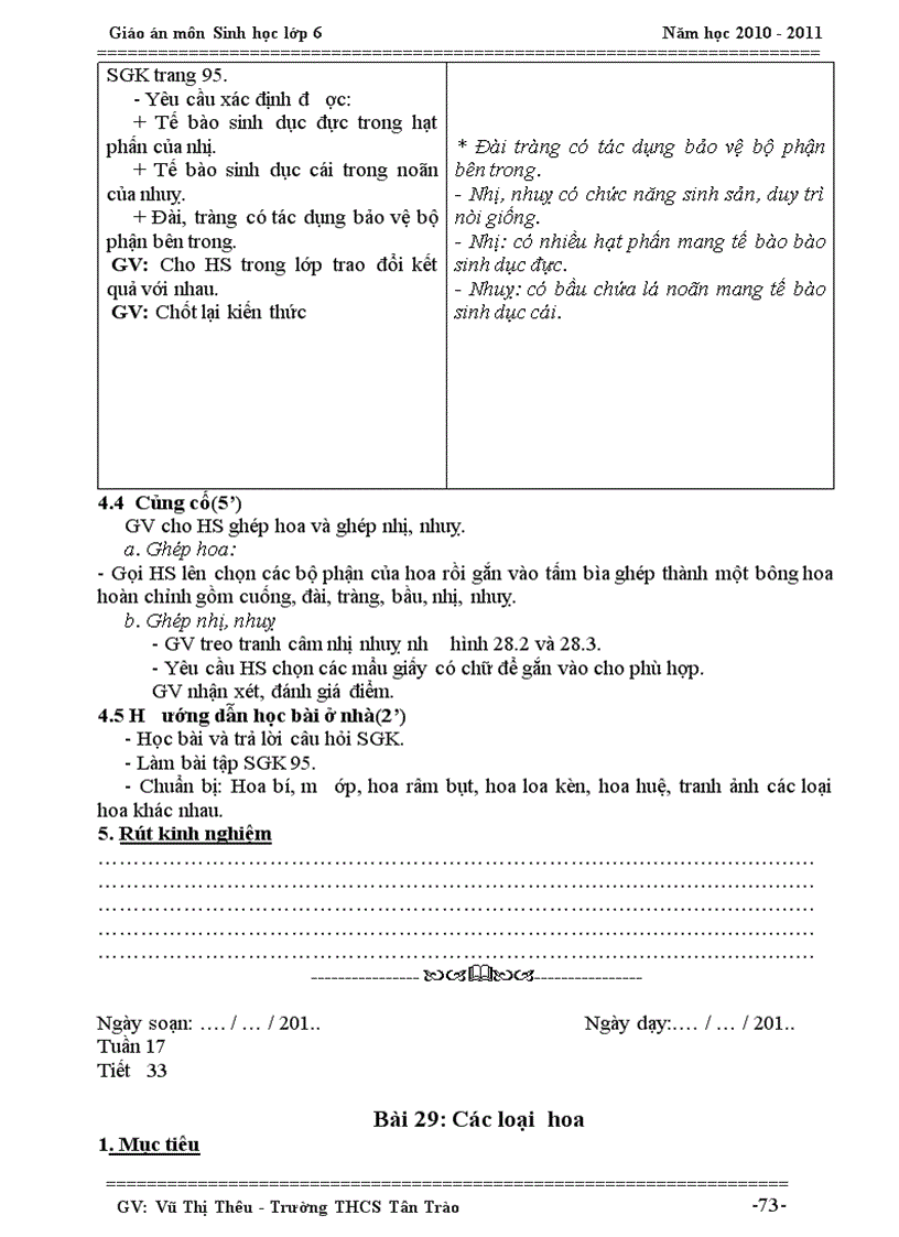 image for page GA SINHHOC 6 KY I 2010 2011 theo chuan kien thuc moi doc