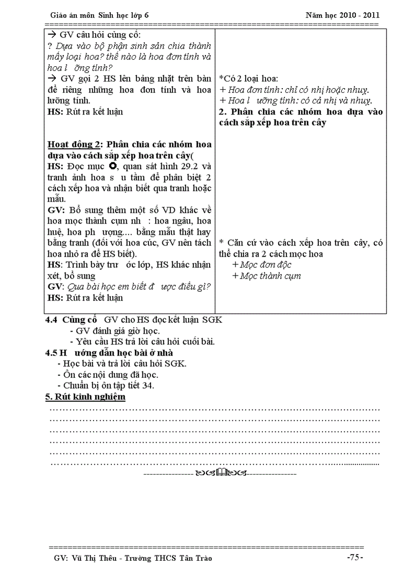 image for page GA SINHHOC 6 KY I 2010 2011 theo chuan kien thuc moi doc