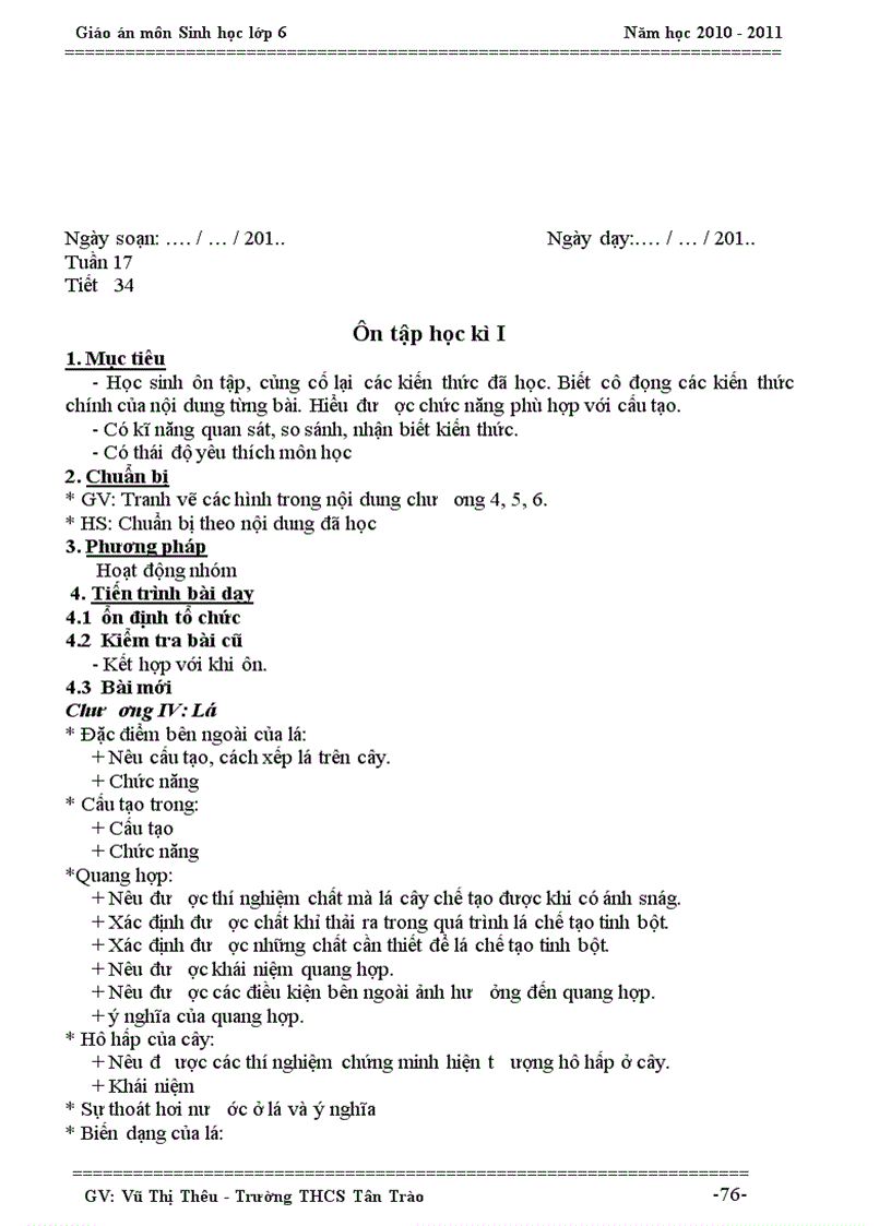 image for page GA SINHHOC 6 KY I 2010 2011 theo chuan kien thuc moi doc