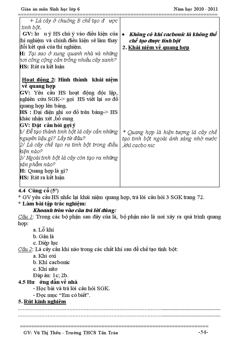 image for page GA SINHHOC 6 KY I NAM HOC 2010 2011 theo chuan kien thuc moi rar