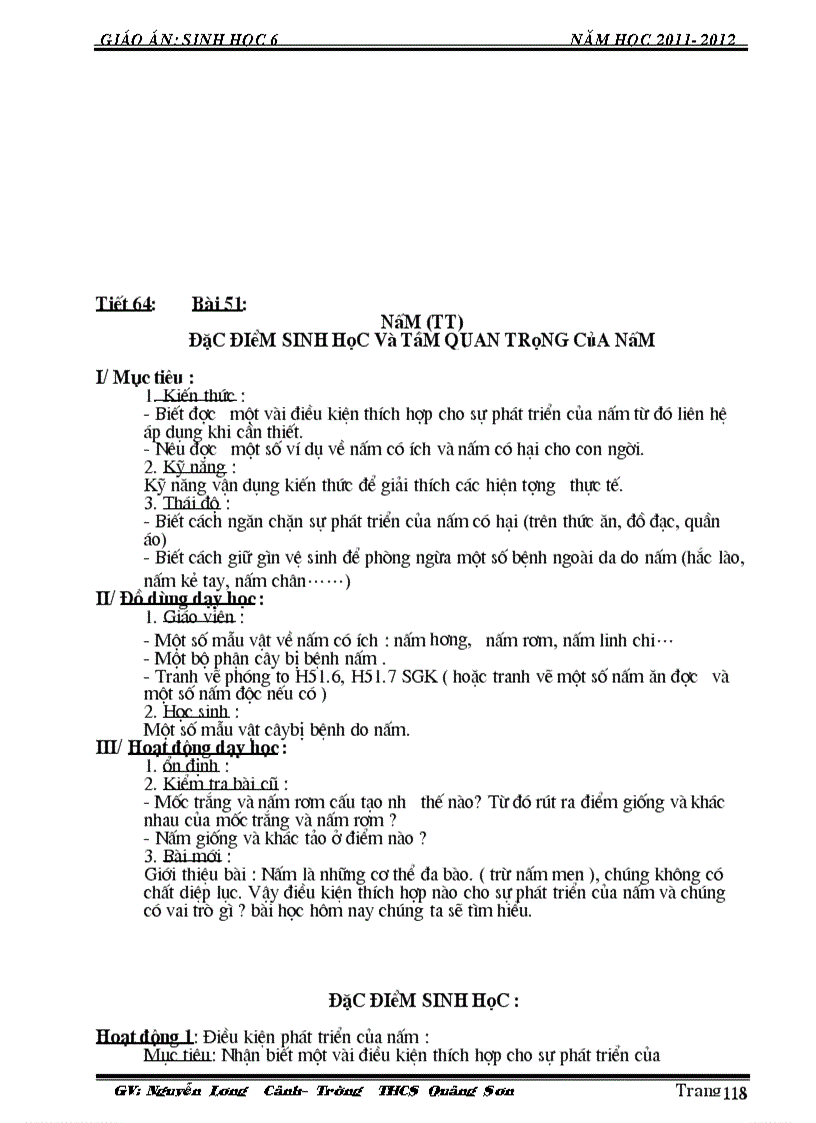 image for page GA Sinh học 6 2011 2012