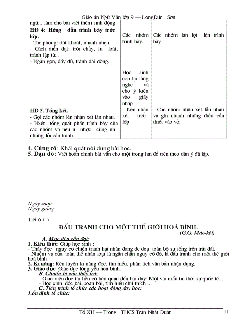 image for page Giao an ngu van 9