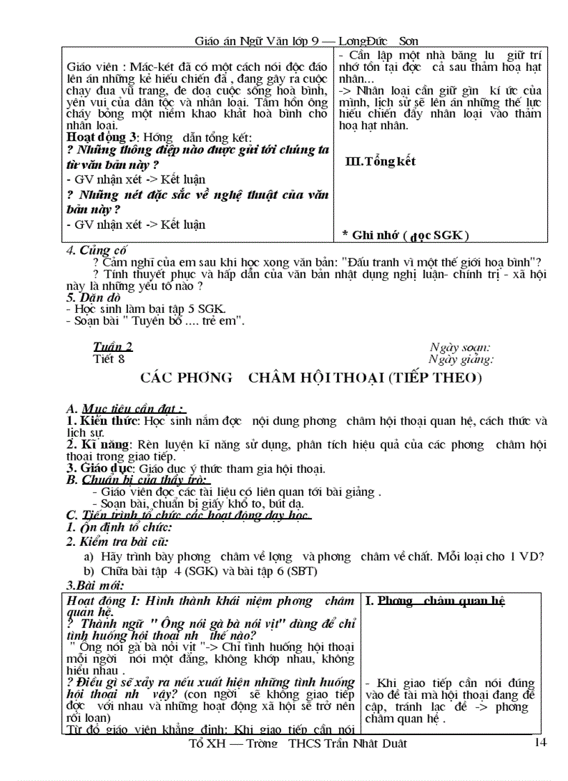 image for page Giao an ngu van 9