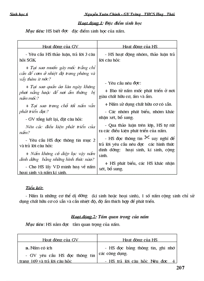 image for page Giáo án SH6 đầy đủ