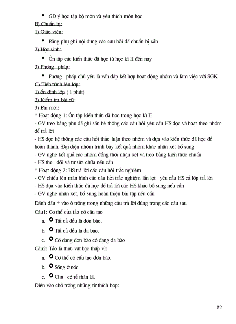 image for page Giáo án sin học 6