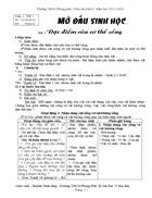 Giáo án sinh 6 ba cột theo CKTKN