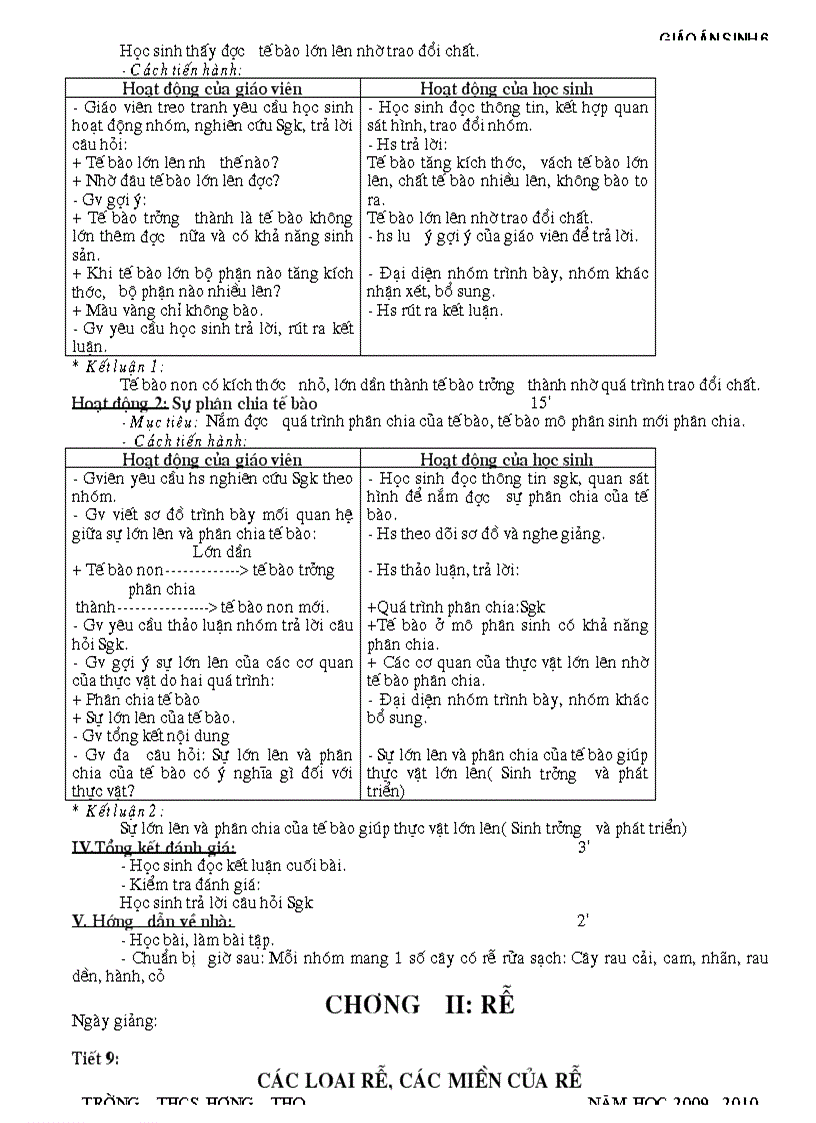 image for page Giao an sinh 6 CKTKN