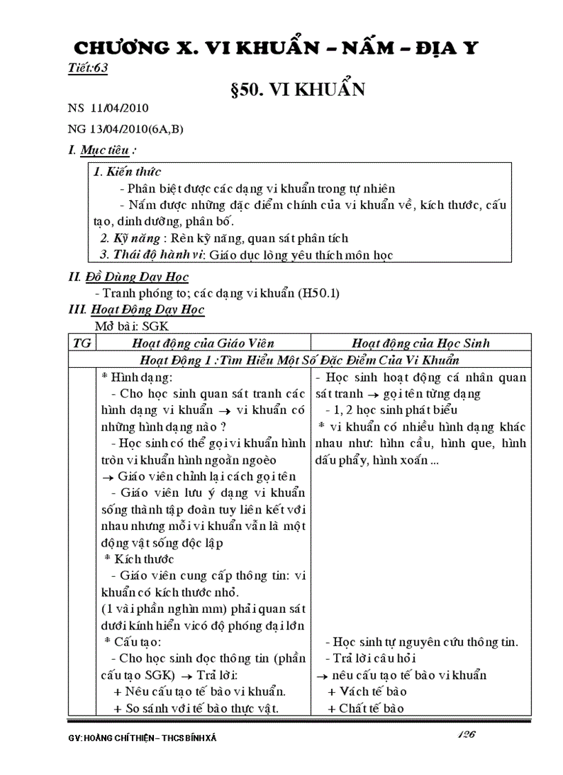 image for page Giao an sinh 6 hay tron bo