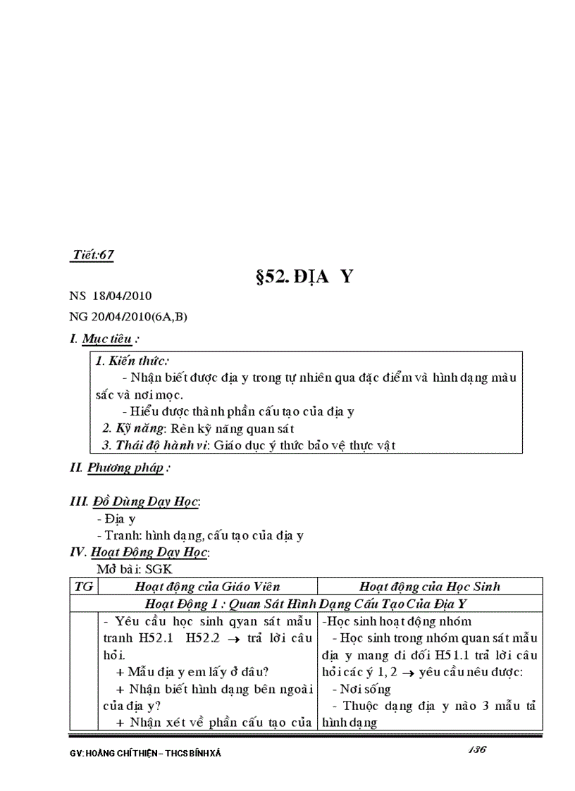 image for page Giao an sinh 6 hay tron bo