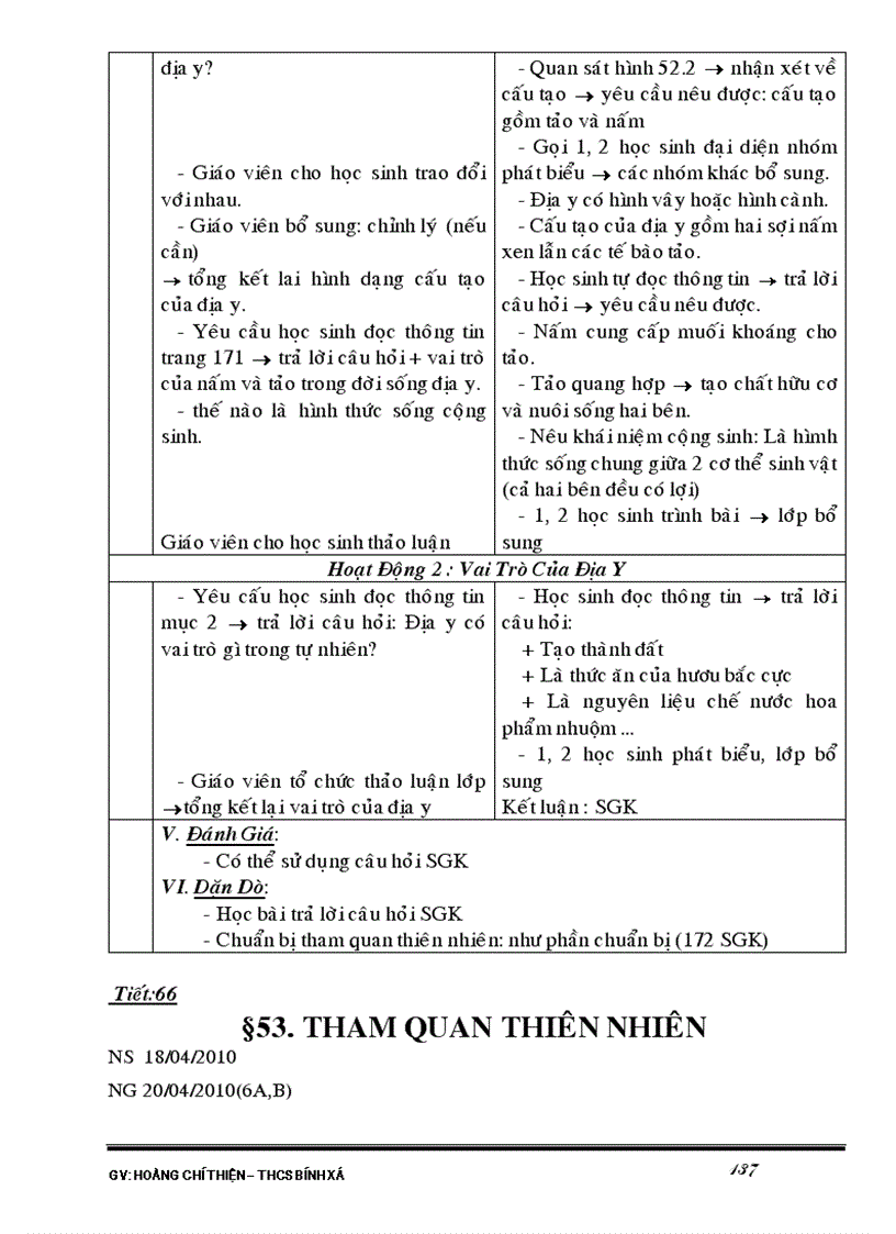 image for page Giao an sinh 6 hay tron bo