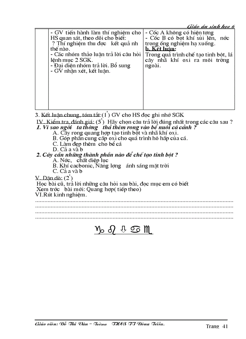 image for page Giáo án Sinh 6 học kỳ I