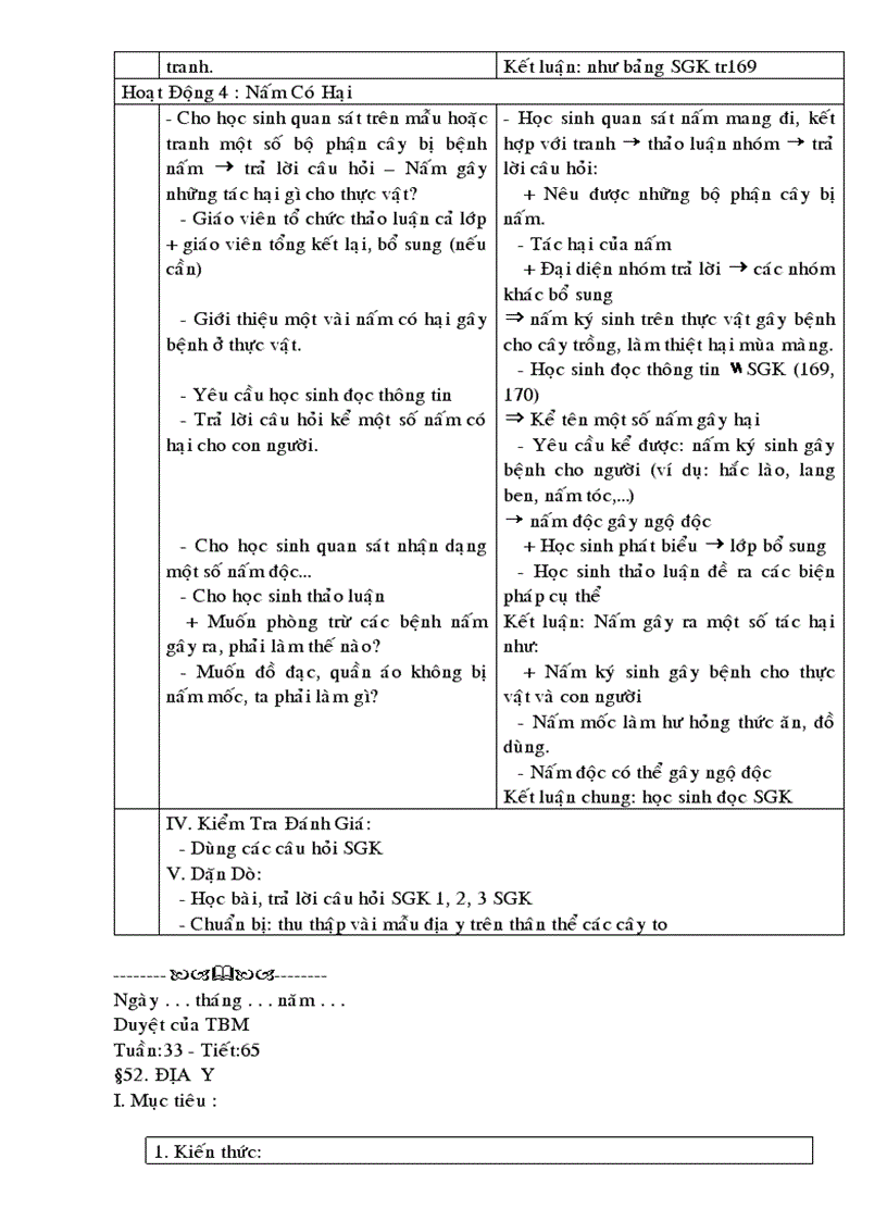 image for page Giáo án sinh 6 kỳ 2