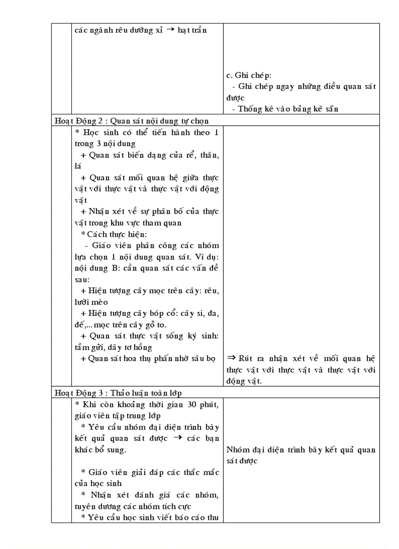 image for page Giáo án sinh 6 kỳ 2