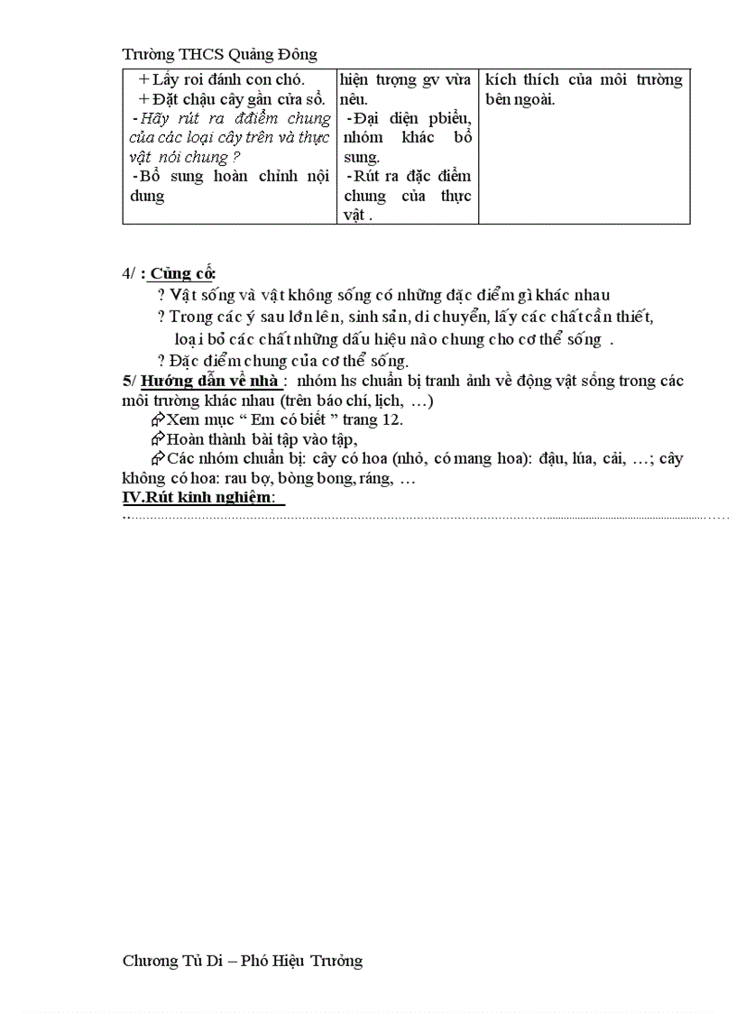 image for page Giao an sinh 6 moi nhat chuan kien thuc