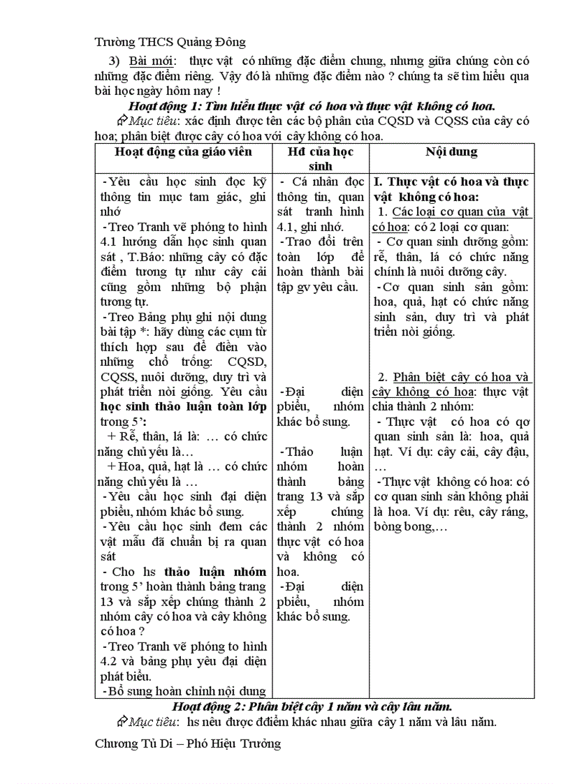 image for page Giao an sinh 6 moi nhat chuan kien thuc