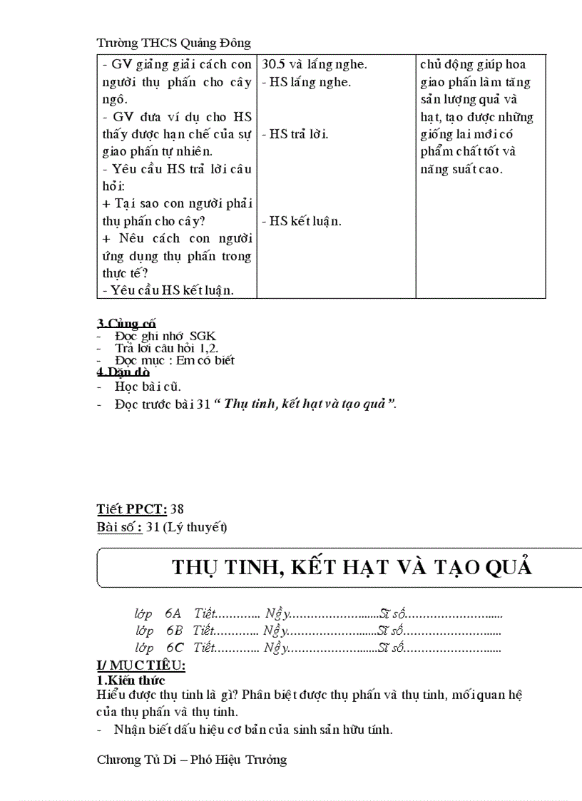 image for page Giao an sinh 6 moi nhat chuan kien thuc