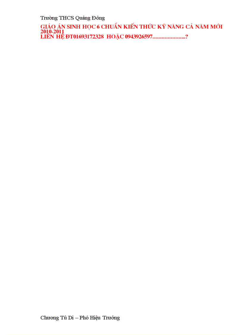 image for page Giao an sinh 6 moi nhat chuan kien thuc