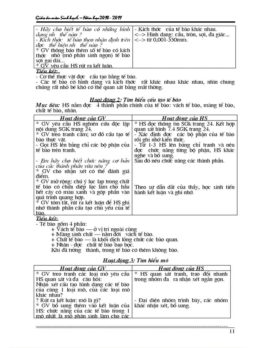 image for page Giao an sinh 6 nam 10 11