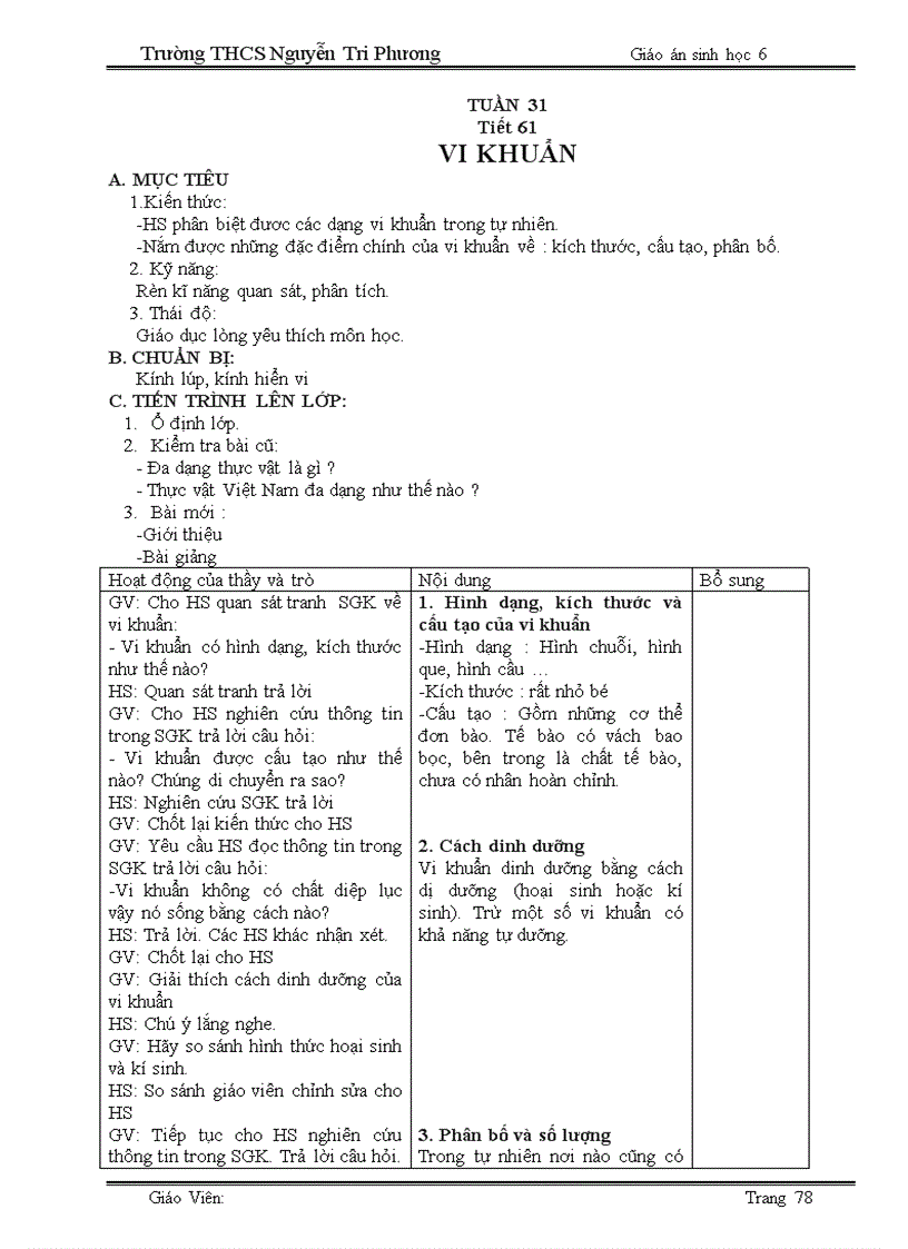 image for page Giao an sinh 6 tron bo 2010 2011