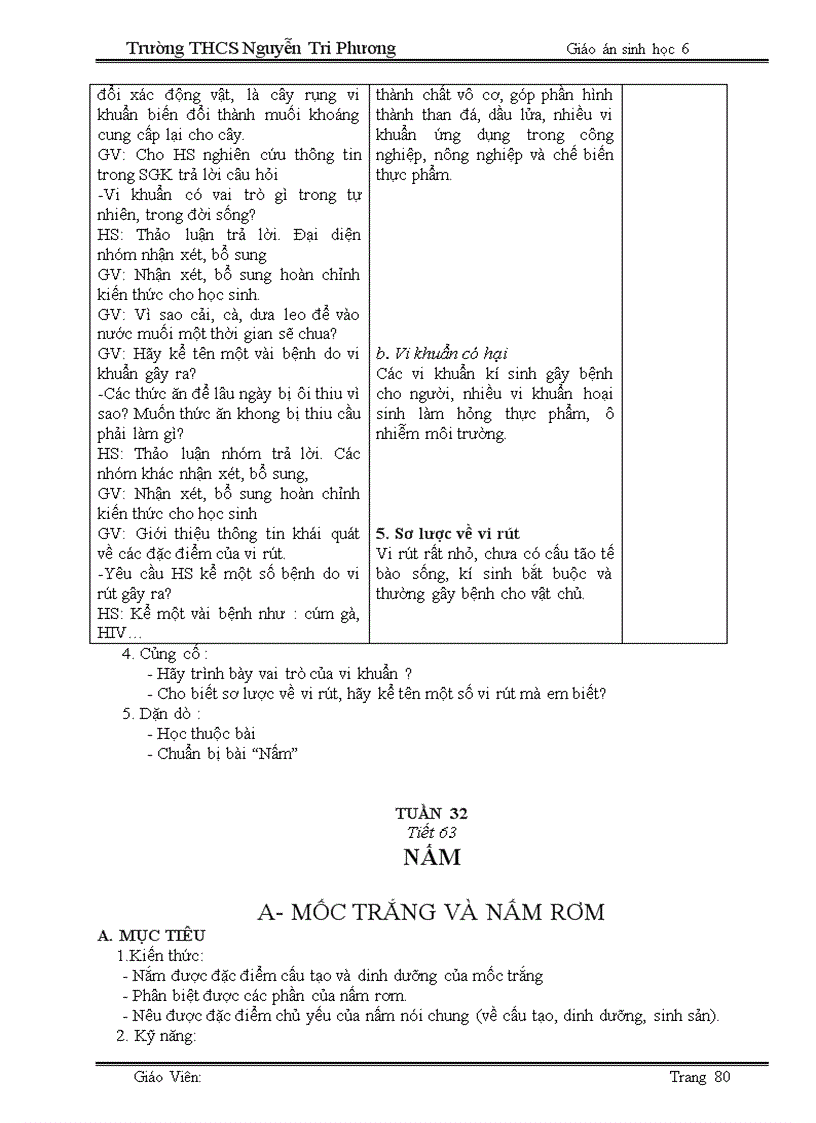 image for page Giao an sinh 6 tron bo 2010 2011